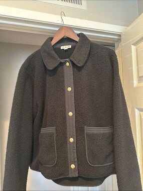 J Crew faux fur Sherpa lady jacket